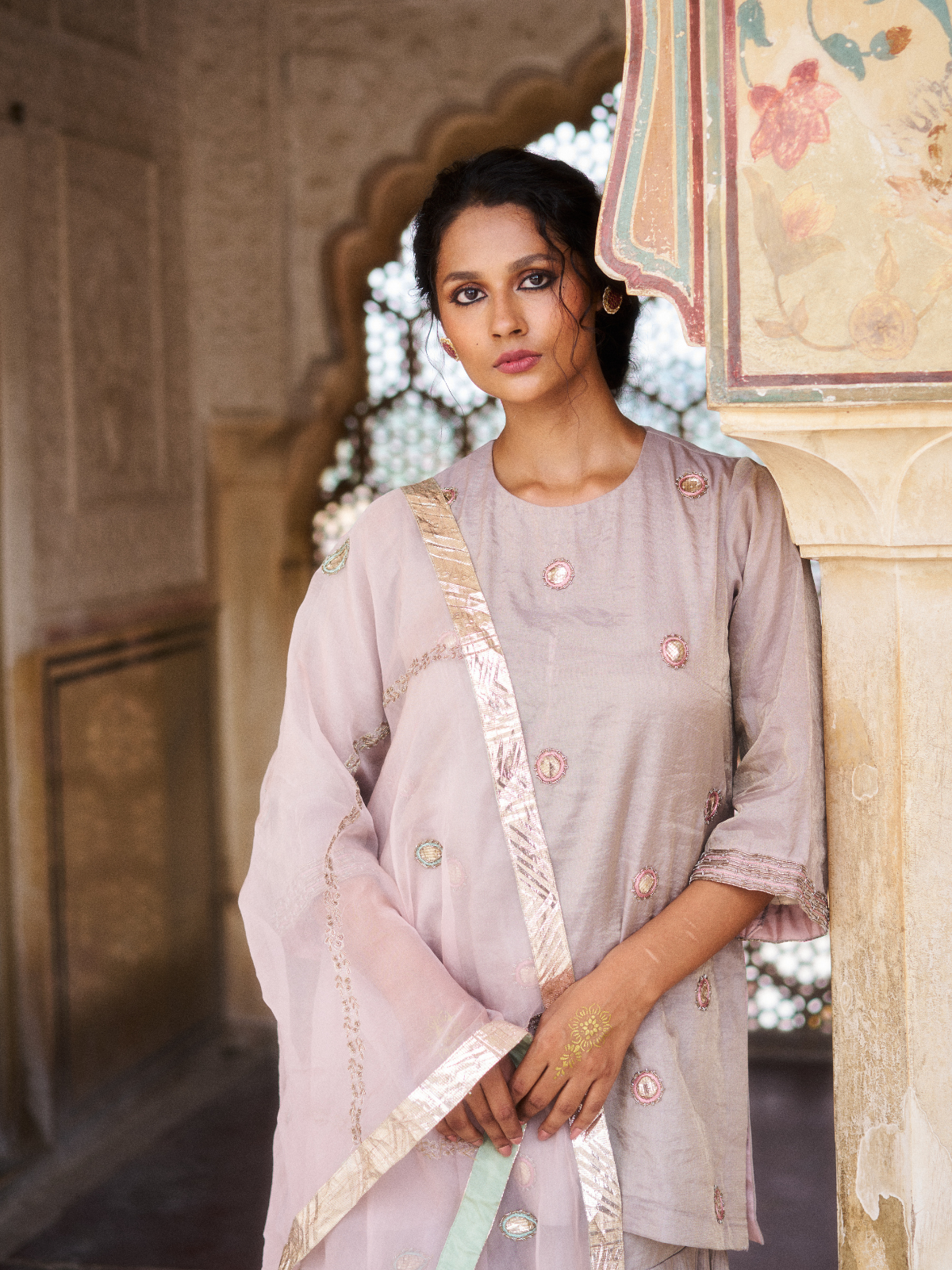 Falak Set- Lavendar