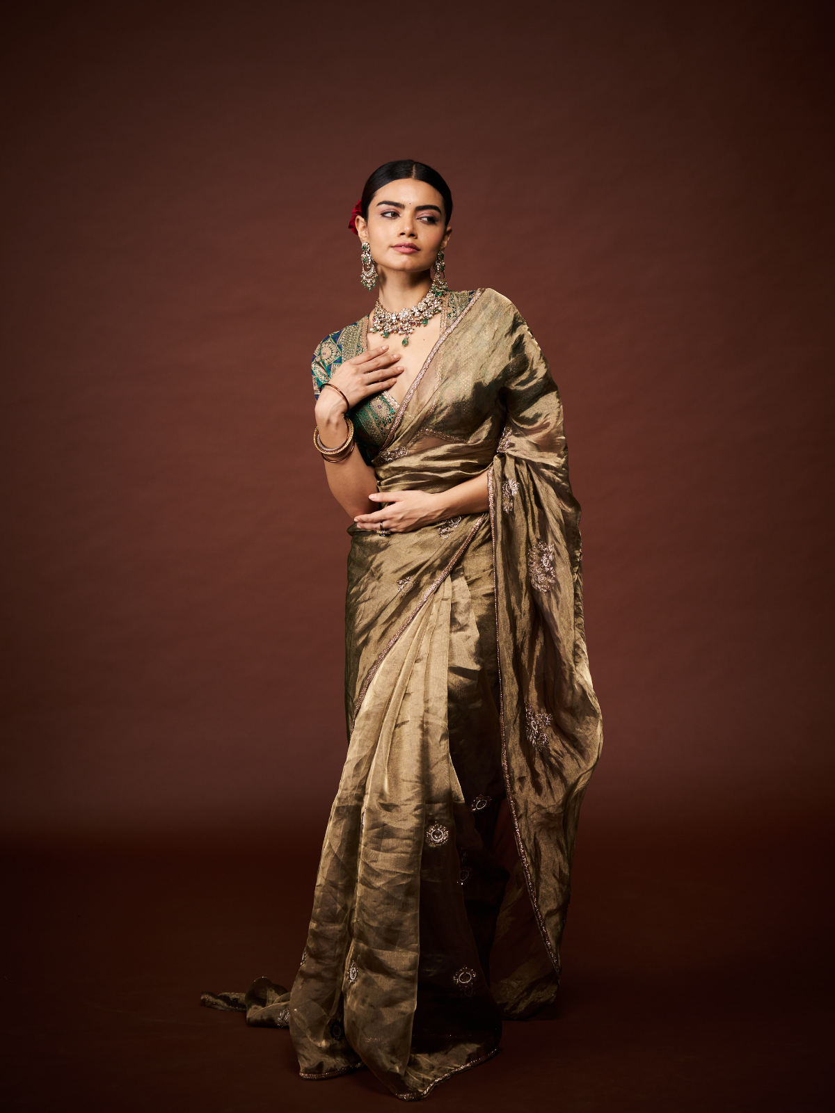 Vintage Boota Saree