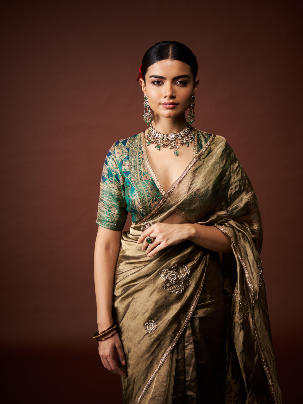 Vintage Boota Saree