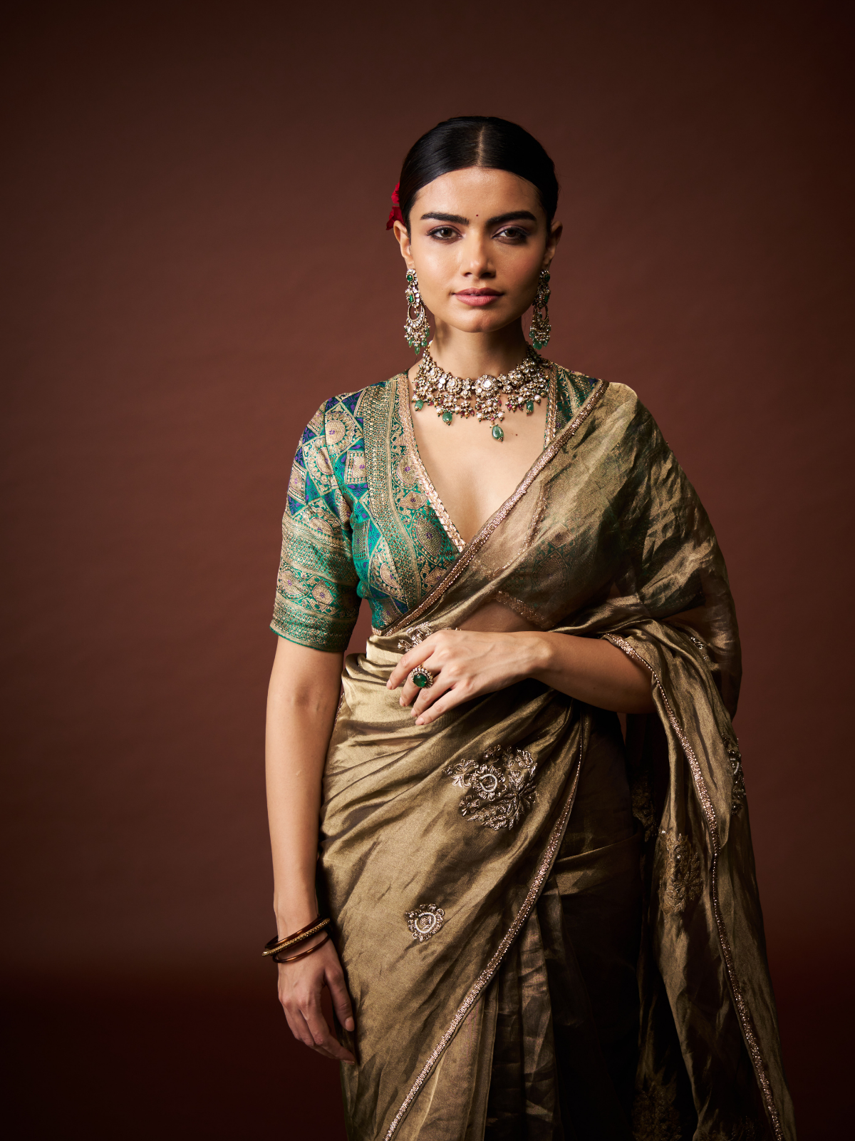 Vintage Boota Saree