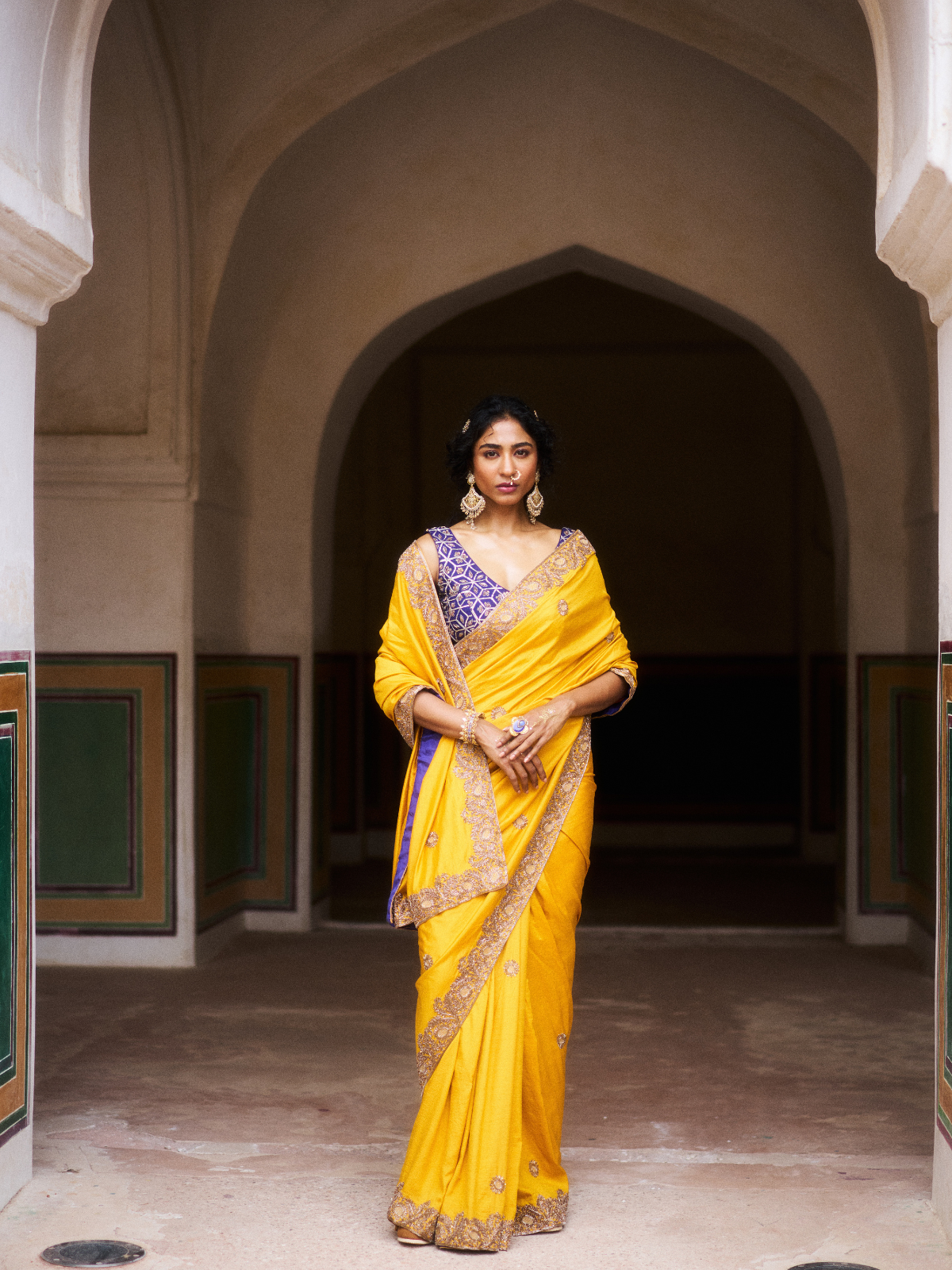Kasturi Saree- Mustard