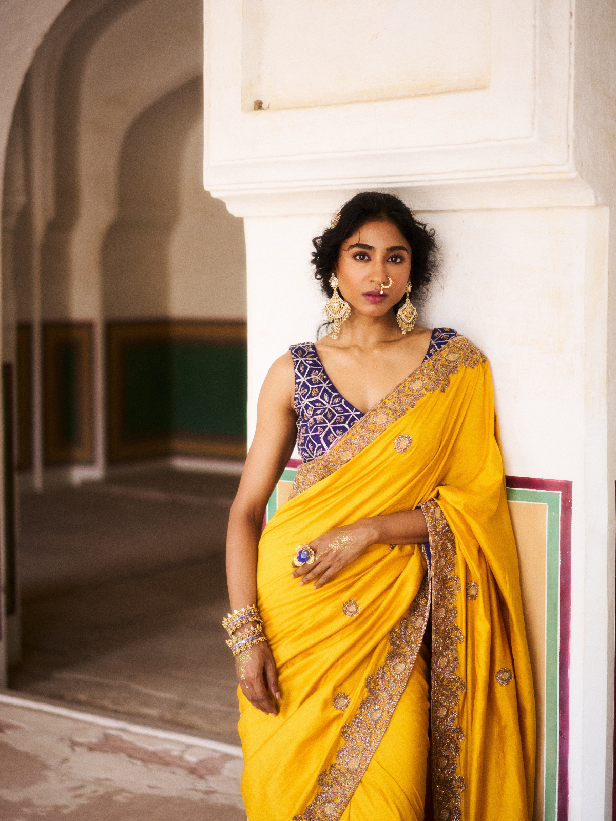 Kasturi Saree- Mustard