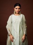 Chandni Kurta Set- Ivory