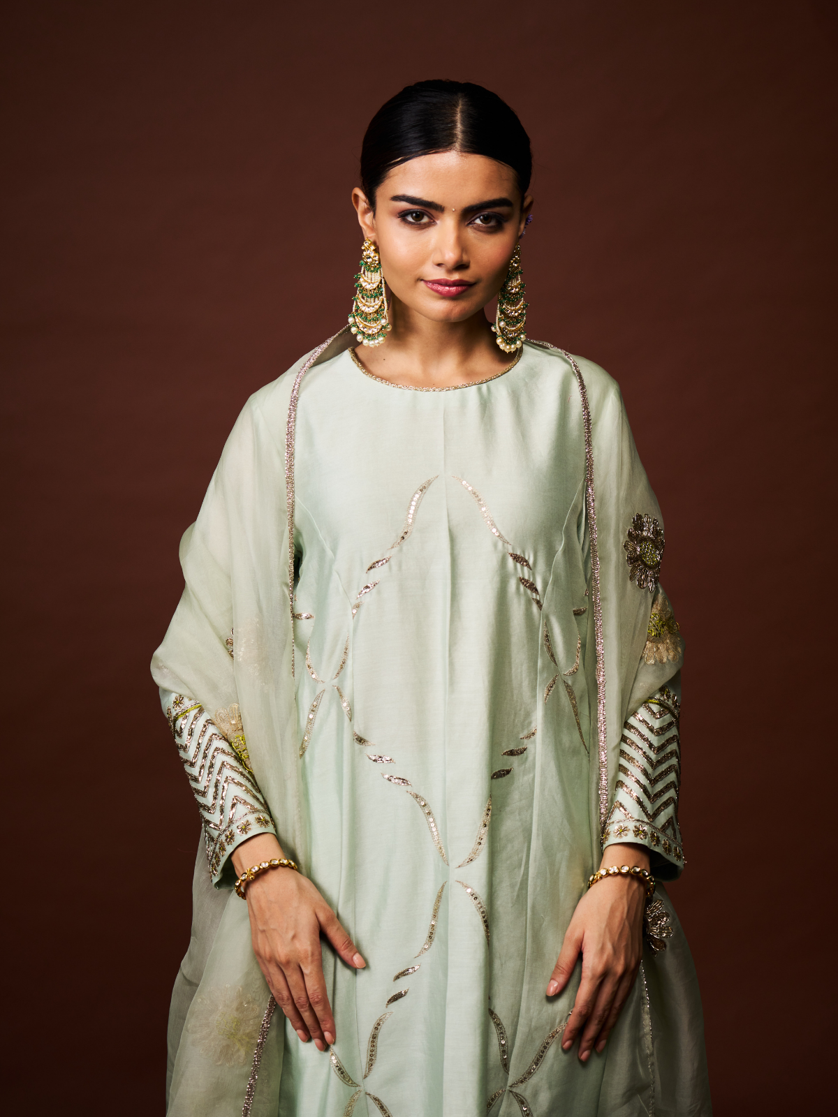 Chandni Kurta Set- Ivory