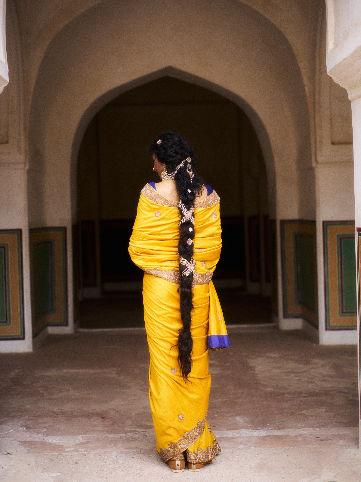 Kasturi Saree- Mustard