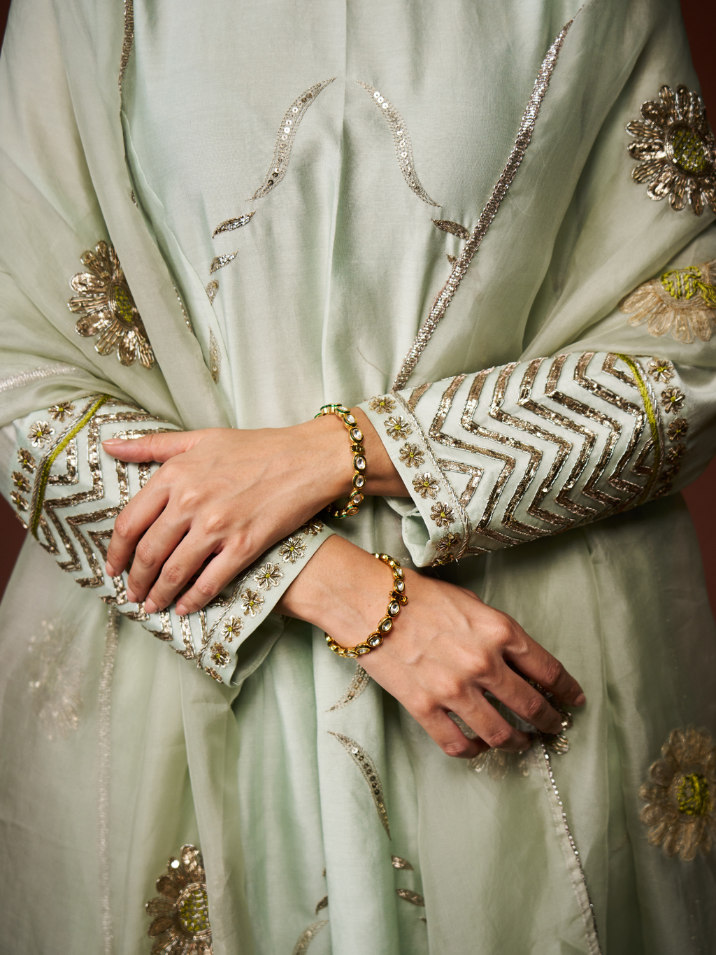 Chandni Kurta Set- Ivory