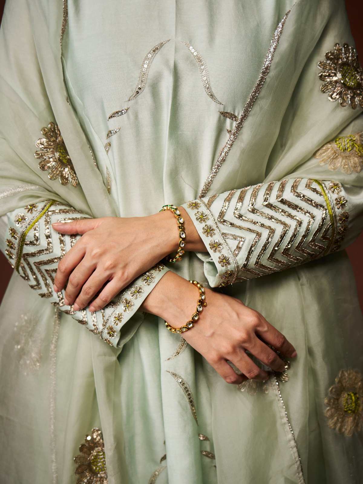 Chandni Kurta Set- Ivory