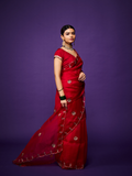 Orchid Scallop Saree