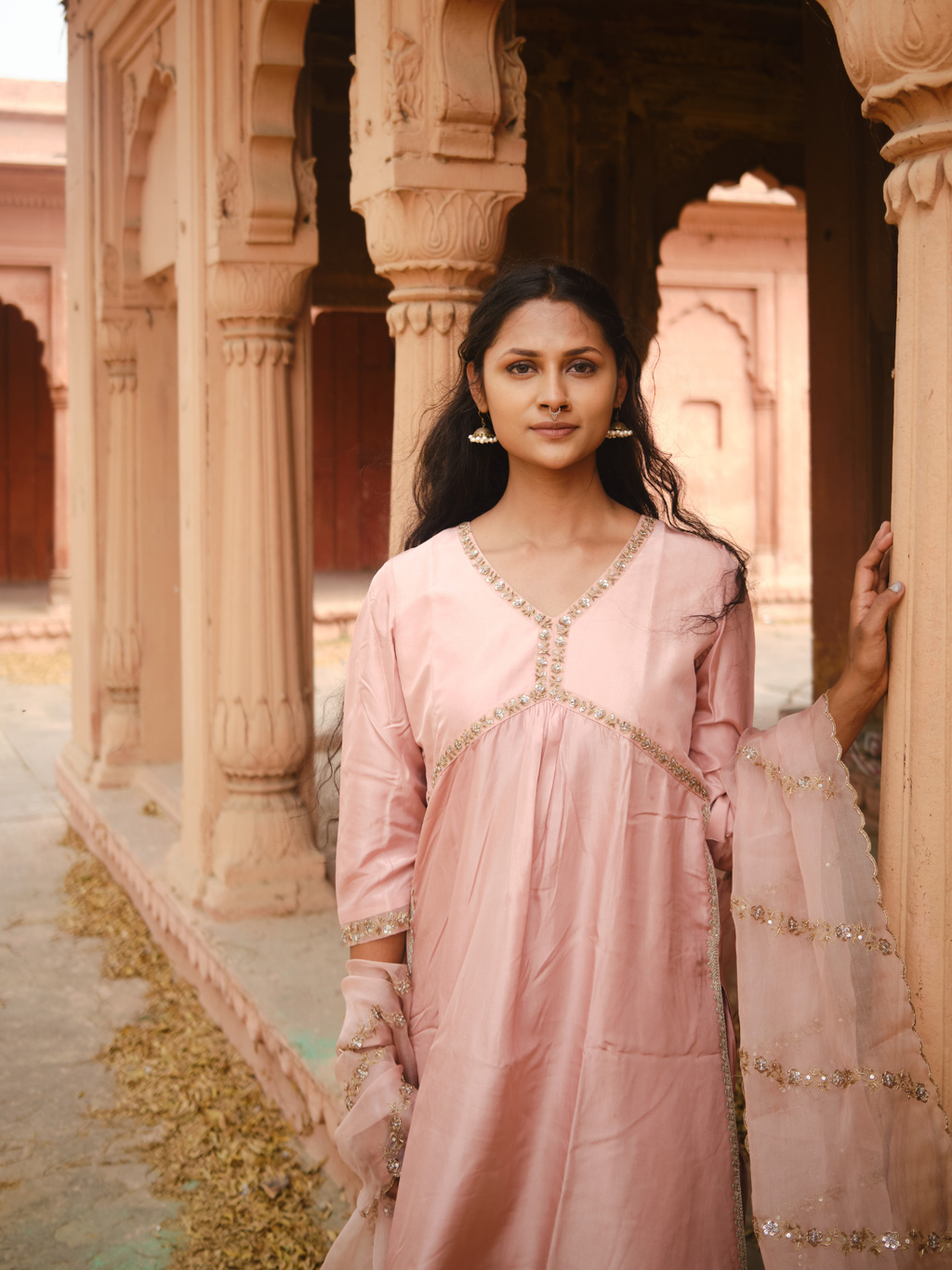 Mira Pleated Kurta Set