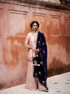 Pakeezah Sharara Set- Mauve