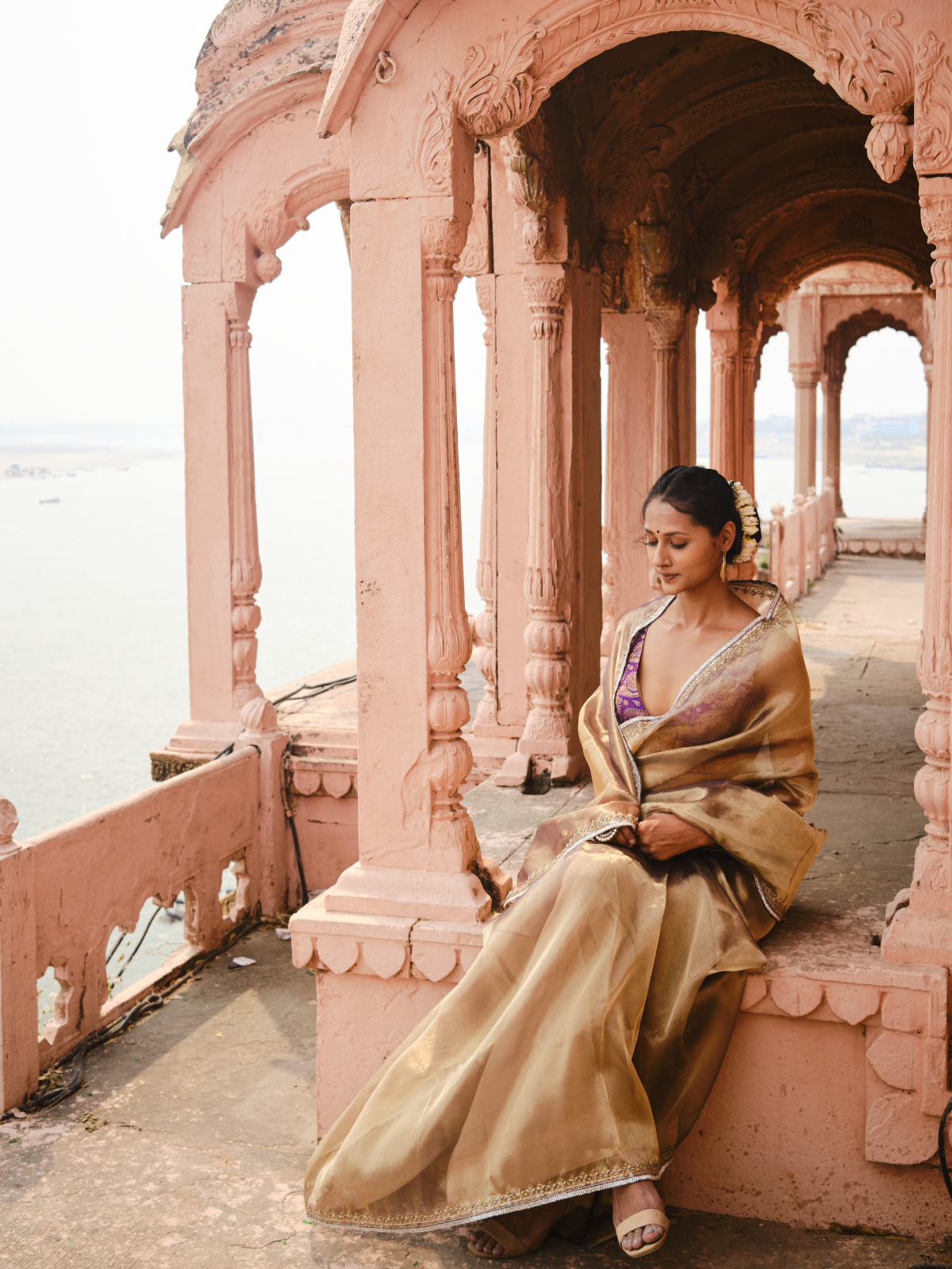 Zara Border Saree