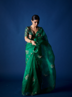 Scallop 3 Flower Saree