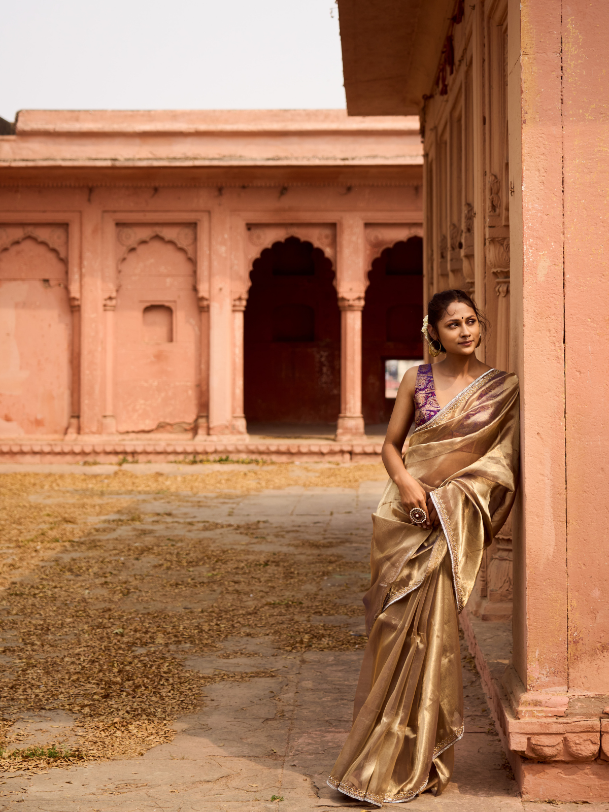 Zara Border Saree