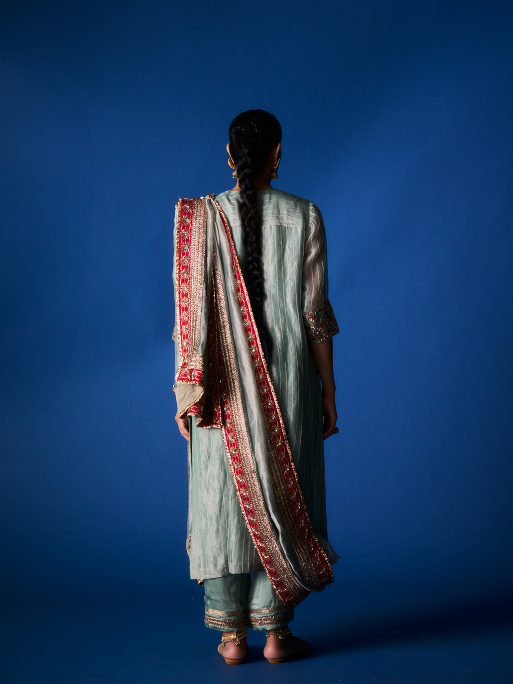 Khada Dupatta Set